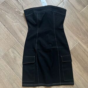 Windsor Can’t Deny Strapless Cargo Mini Dress